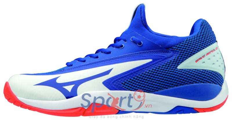 MIZUNO WAVE IMPULSE TRẮNG XANH BIỂN